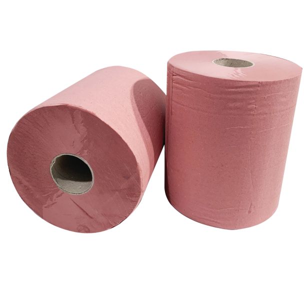 Lot de 2 Bobine beige 2 plis - 800 formats - Manutan