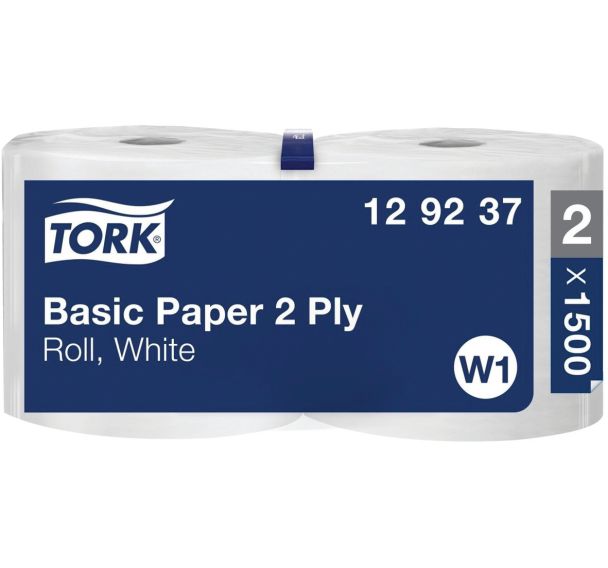 Lot de 2 Bobines Blanche 510m 2 plisW1