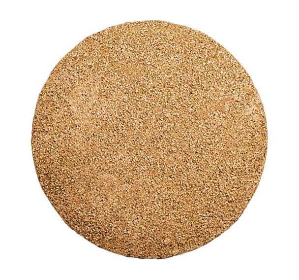 Lot de 2 Boutons en caoutchouc granulé - liège