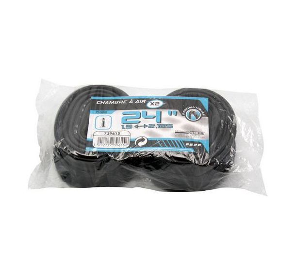 Lot de 2 Chambres a air 24'' perf schrader 40mm (40/50-507)