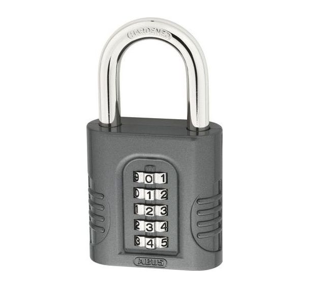 Lot de 2 Cadenas Combinaison 158-65mm Noir - Abus