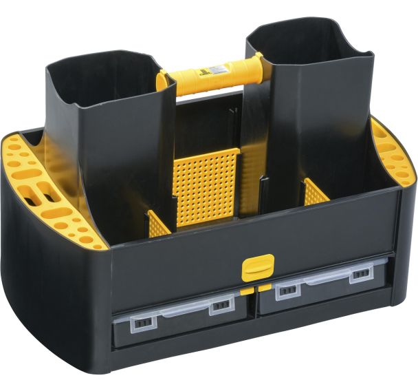Lot de 2 Caisse à outils McPlus Workman 19/62 noire et jaune
