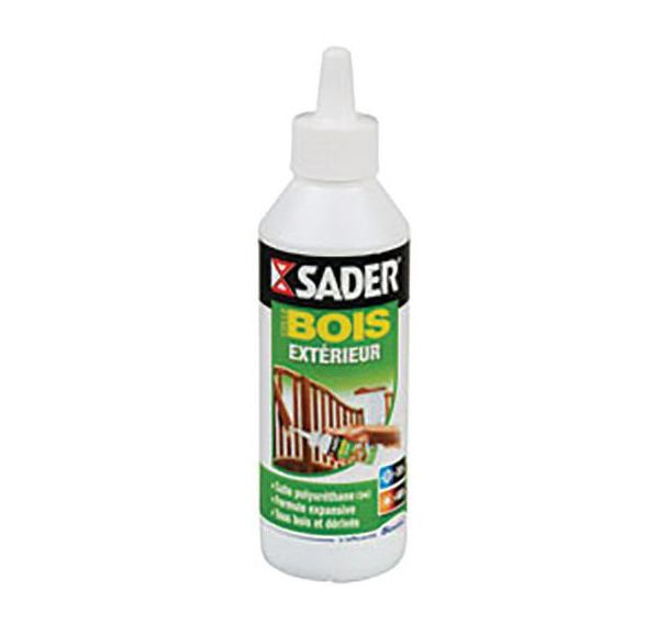Lot de 2 Colle polyuréthane pour bois à l'extérieur 250g