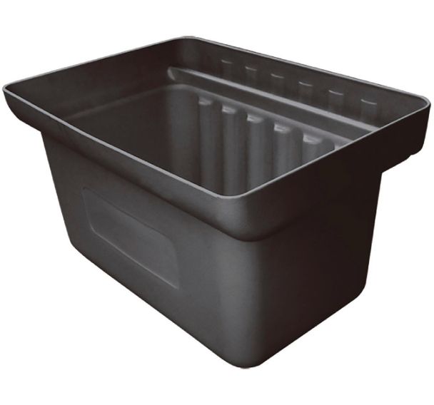 Lot de 2 Corbeille pour chariot polyvalent petit modèle - noir