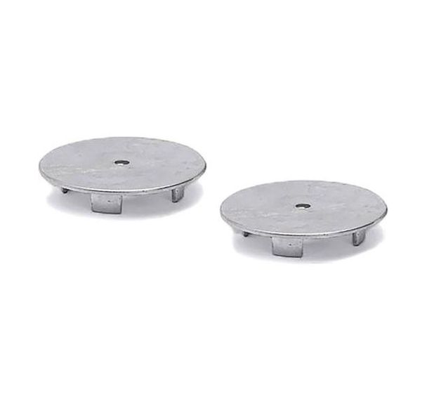 Lot de 2 couvercles de fourreau carrés 80 x 80 mm