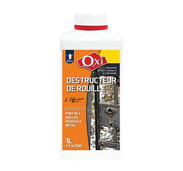 Lot de 2 Déstructeur de rouille efficace 1l