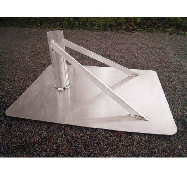 Lot de 2 Embases poteaux de beach-volley, de diamètre 90