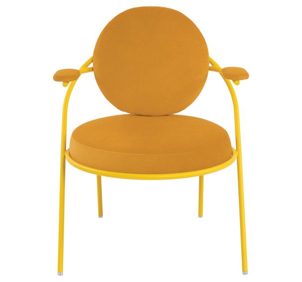 Lot de 2 Fauteuils Sat assise simili-cuir Meet By Paperflow