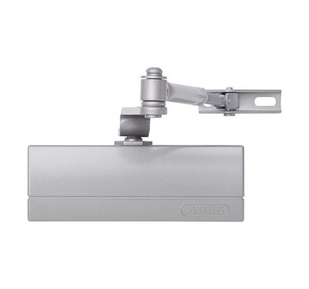 Lot de 2 Ferme porte avec capot blister - Aluminium - 65kg max