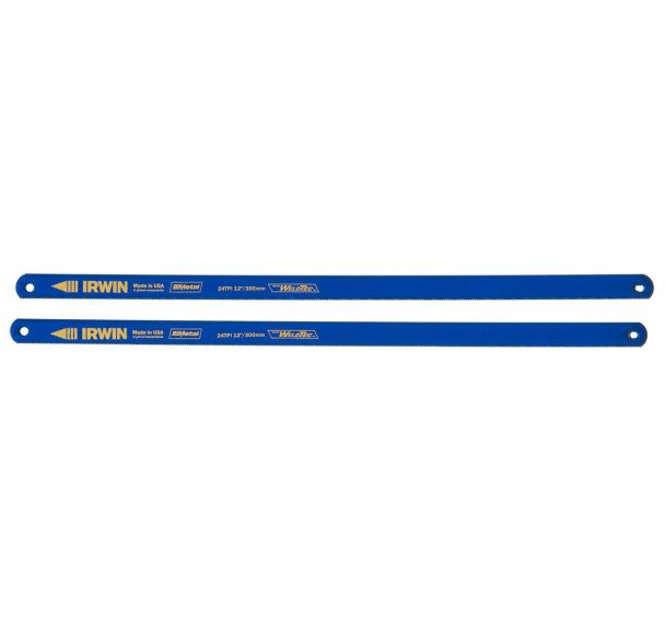 Lot de 2 Lames bleues bi-métal 24TPI