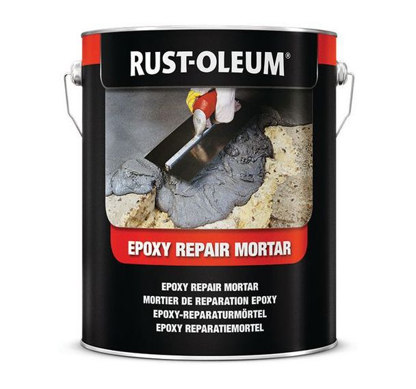 Lot de 2 Mortier de réparation Epoxy 2,5kg Gris Foncé