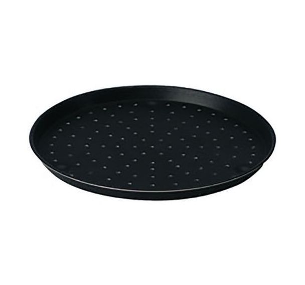 Lot de 2 Moule perforé en aluminium pour pizza 32cm