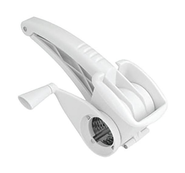 Lot de 2 Moulin râpe fromage manuel plastique et inox