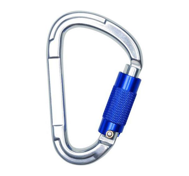 Lot de 2 Mousqueton aluminium à verrouillage automatique