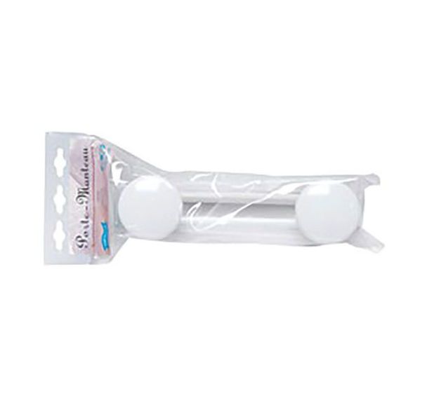 Lot de 2 Partère 2 têtes laquée blanche