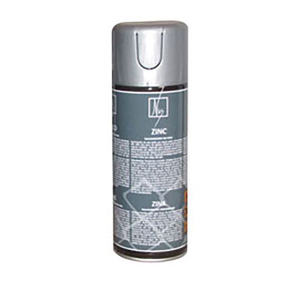 Lot de 2 Peinture bombe apprêt riche en zinc gris mat de 400 ml