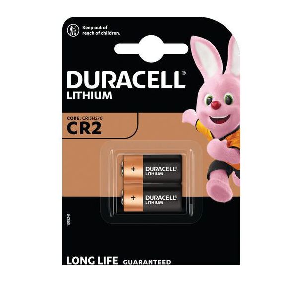 Lot de 2 Pilesithium haute puissance Duracell CR2 3 V