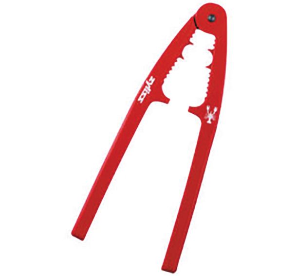 Lot de 2 Pince à crabes et crustacés en rouge