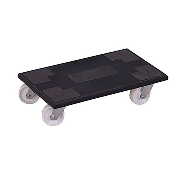 Lot de 2 Plateau roulant Europa avec roulettes pivotantes à bandage polyamide