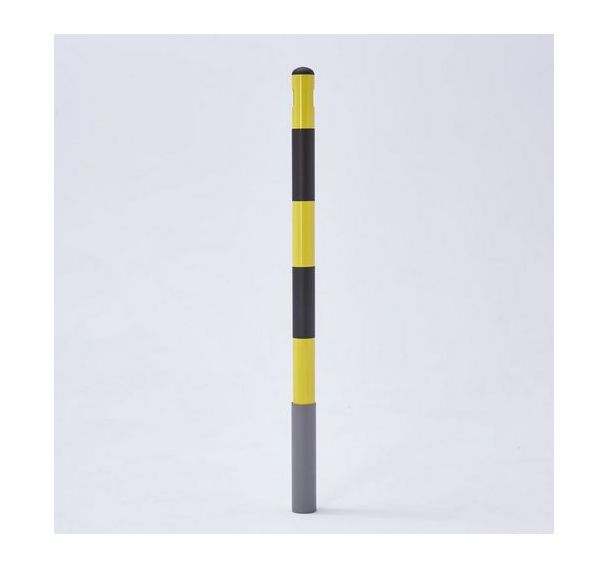 Lot de 2 Potelet à sceller 1 chaîne couleur jaune et noir