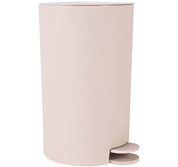 Lot de 2 Poubelle Osaki 3l sdb beige en polypropylène