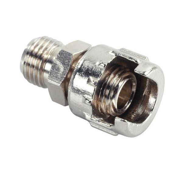 Lot de 2 Raccord de jonction simple mâle / femelle