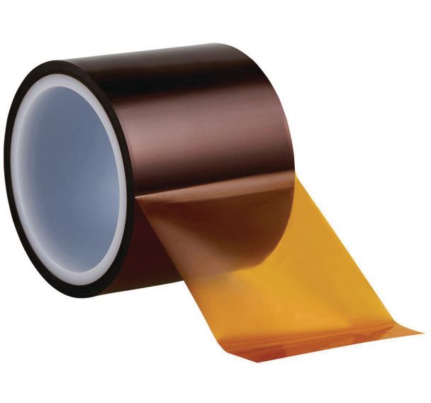 Lot de 2 Ruban adhésif polyimide antistatique ambre