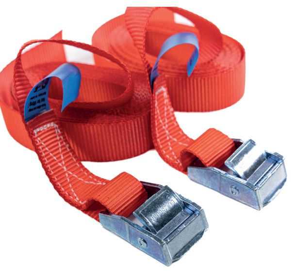 Lot de 2 Sangle d'arrimage à boucle - Force 250 kg - Manutan