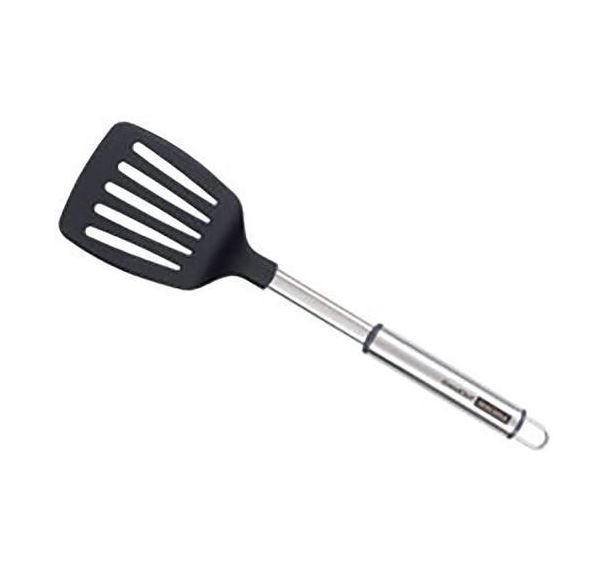 Lot de 2 Spatule de cuisine en inox et nylon anti adhérant