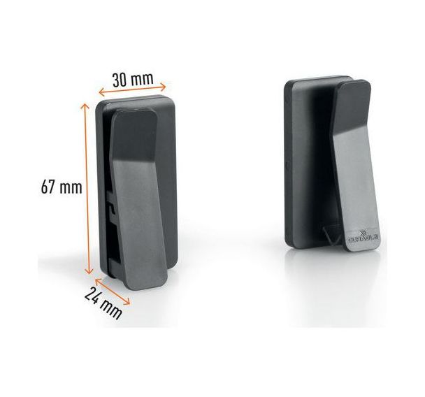 Lot de 2 Support tablette mural VISIOCLIP - Durable