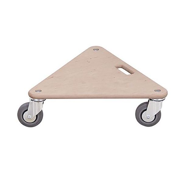 Lot de 2 Surface de chargement Triple-Dog avec roulettes pivotantes à bandage