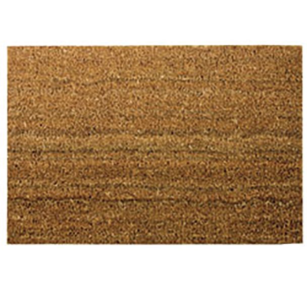 Lot de 2 Tapis coco sur semelle en pvc uni 40x60