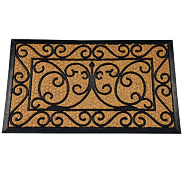Lot de 2 Tapis cuba rectangulaire volute 40x60cm