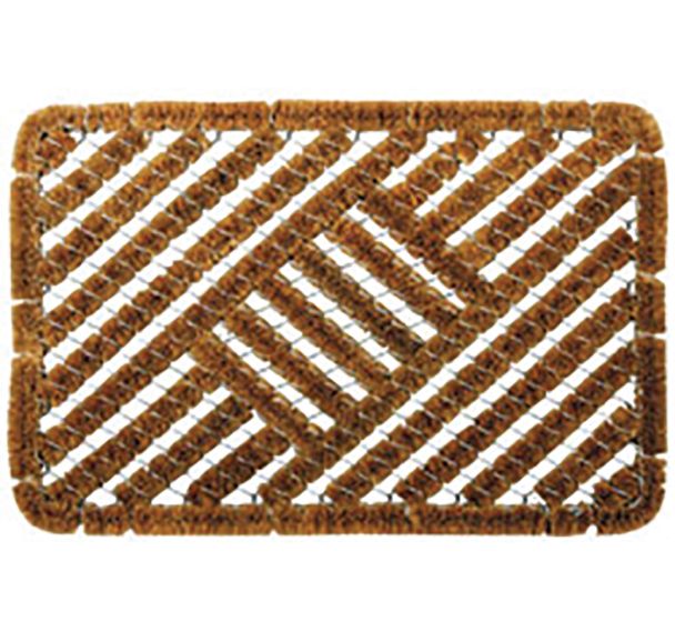 Lot de 2 Tapis grattant coral métallique 40x60cm