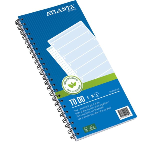 Lot de 2 To Do Large: 100% papier recyclé