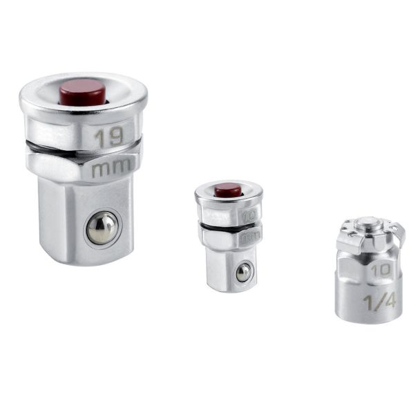 Lot de 2 adaptateurs pour clé vers carré 1/4" et 1/2"_467.ADAPT10-19