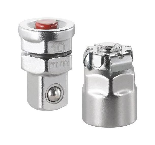 Lot de 2 adaptateurs pour clés 10 mm vers carré 1/4''_467.ADAPT10MM