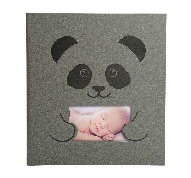 Lot de 2 albums photos livre 60 pages blanches 29x32cm ZÉPHIRE Gris