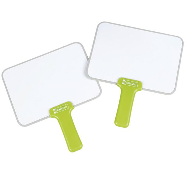 Lot de 2 ardoises magnétiques à manche -Nathan