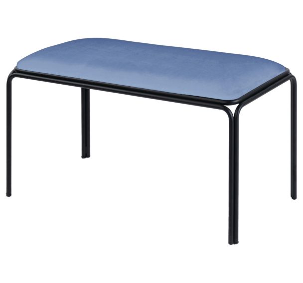 Lot de 2 bancs Bistrot assise velours Paperflow