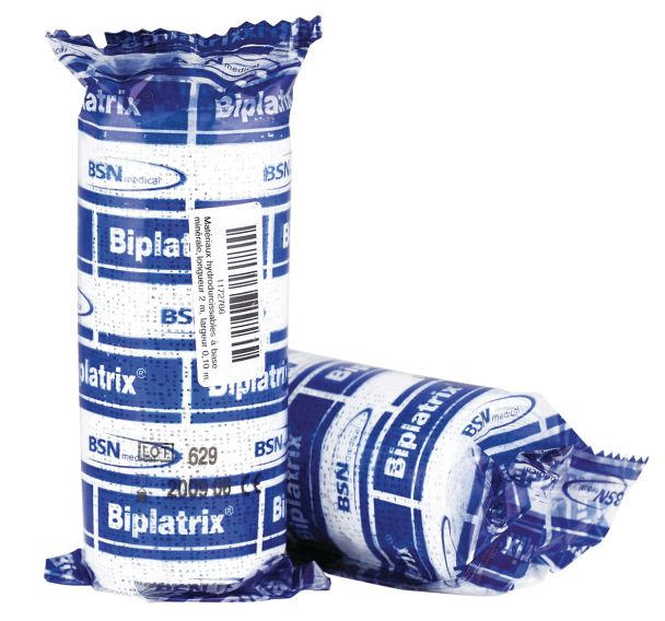 Lot de 2 bandes plâtrée, prise ultra-rapide Biplatrix 15cm-BSN Medical
