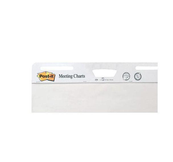 Lot de 2 blocs Feuille-chevalet autocollante Post-it 559