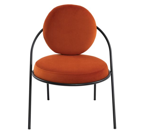 Lot de 2 chauffeuses Sat assise velours Meet By Paperflow