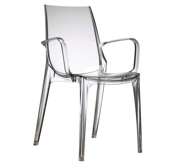 Lot de 2 fauteuils Vanity non feu - transparent