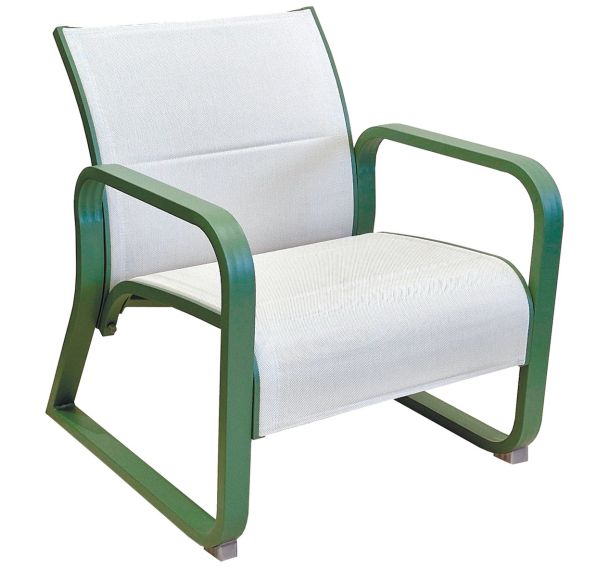 Lot de 2 fauteuils lounges QUENZA II TPEP Padded/alu - Proloisirs