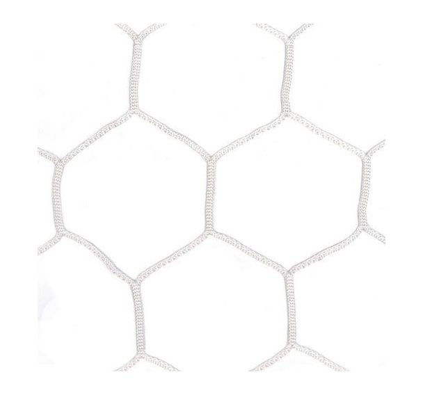 Lot de 2 filets pour buts de handball GES 4 mm maille hexagonale