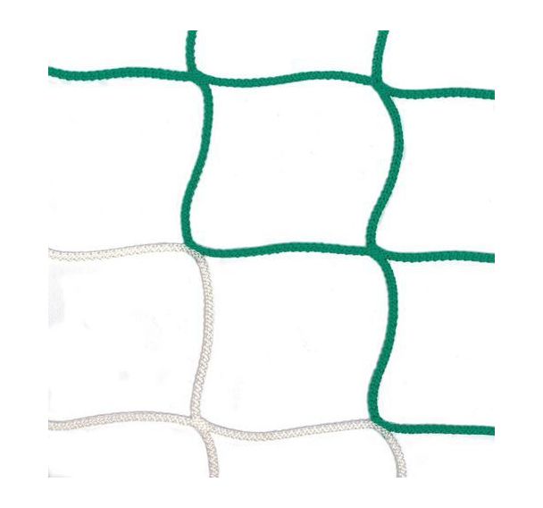Lot de 2 filets pour buts minimes bicolore blanc/vert