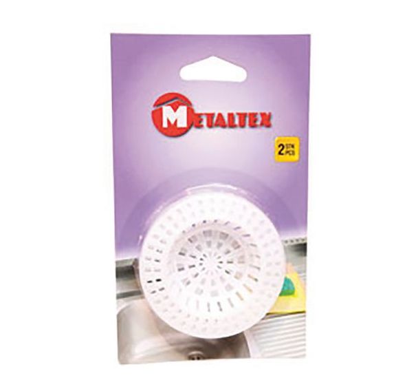 Lot de 2 filtres à évier en plastique