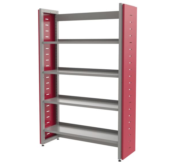 Lot de 2 joues habillage métal pour rayonnage Ellipse - Manutan Expert