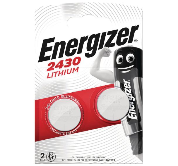 Lot de 2 piles CR2430ithium S FSB2